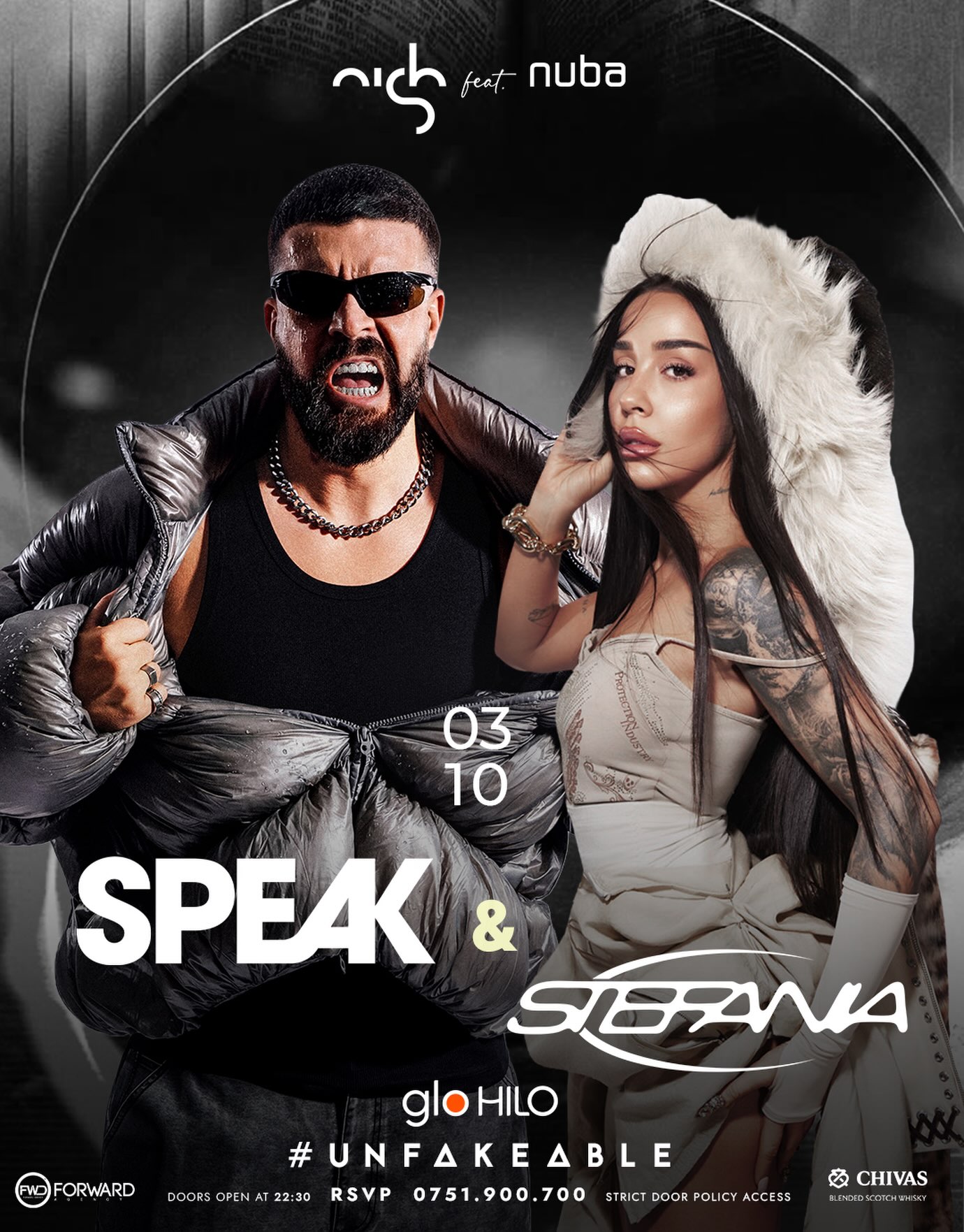Poster SPEAK & STEFANIA · DJ set